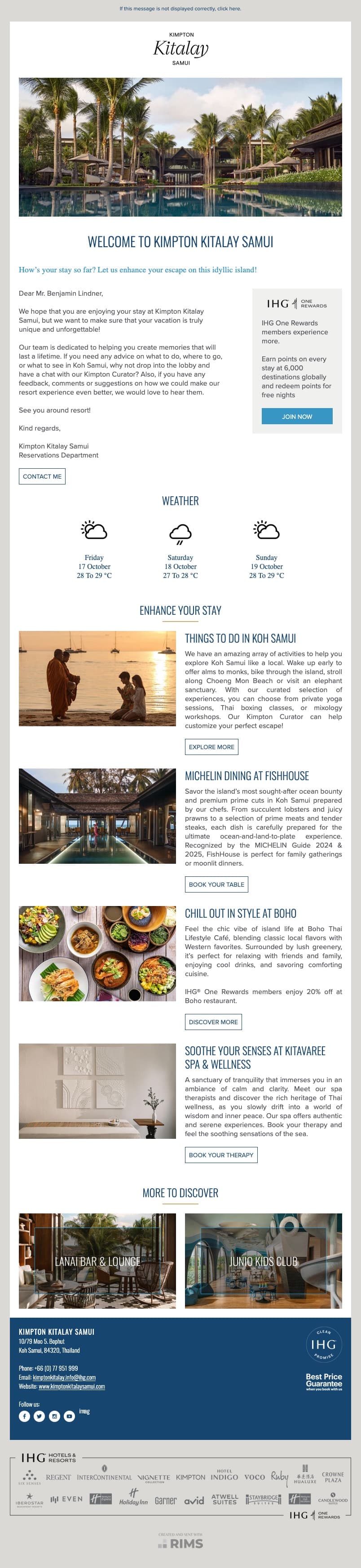 Kimpton Kitalay Samui In-House